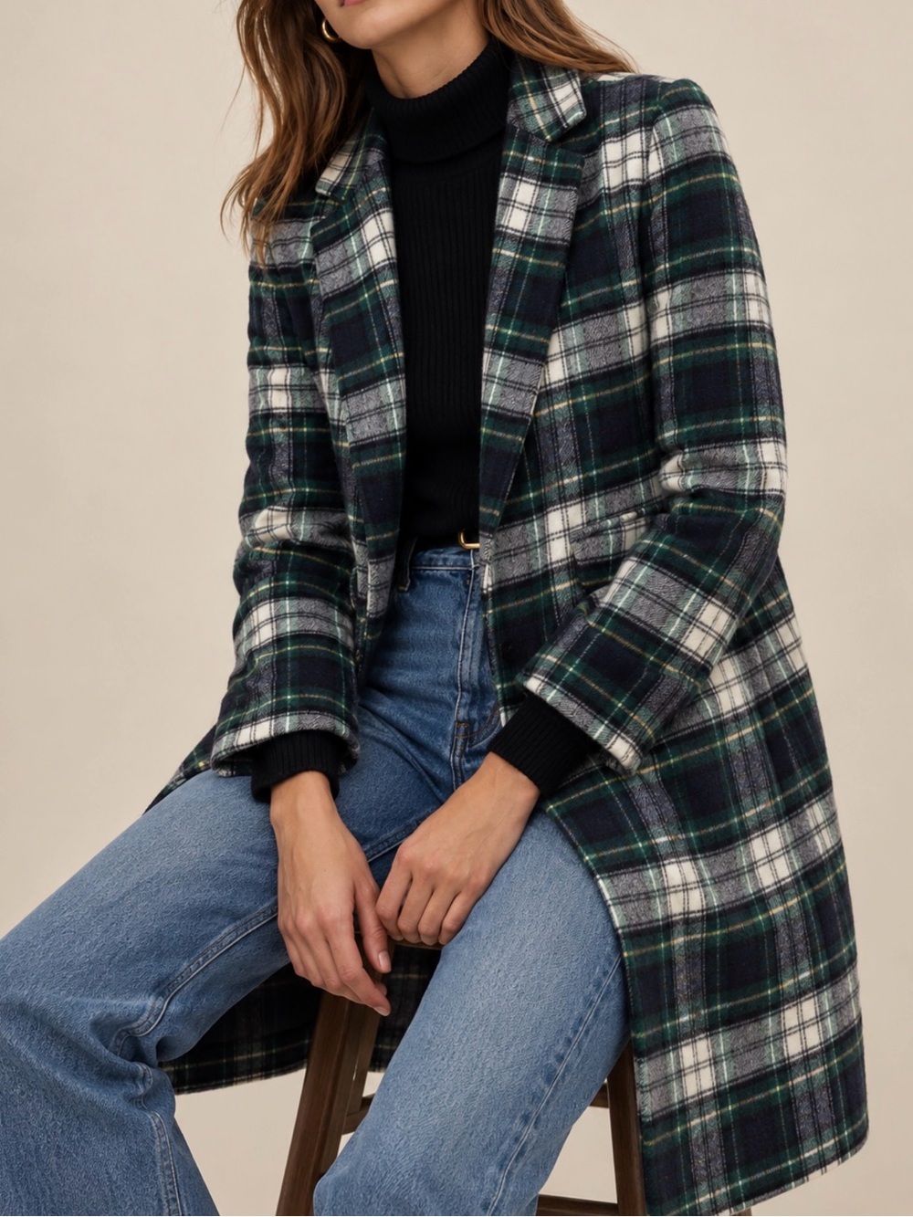 Rachel Zoe Plaid Coat